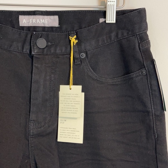 Stitch fix A-frame high rise black jeans size 30 - Picture 2 of 8